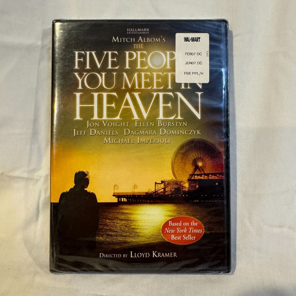 New Sealed The Five People You Meet In Heaven DVD Mitch Albom Jon Voight